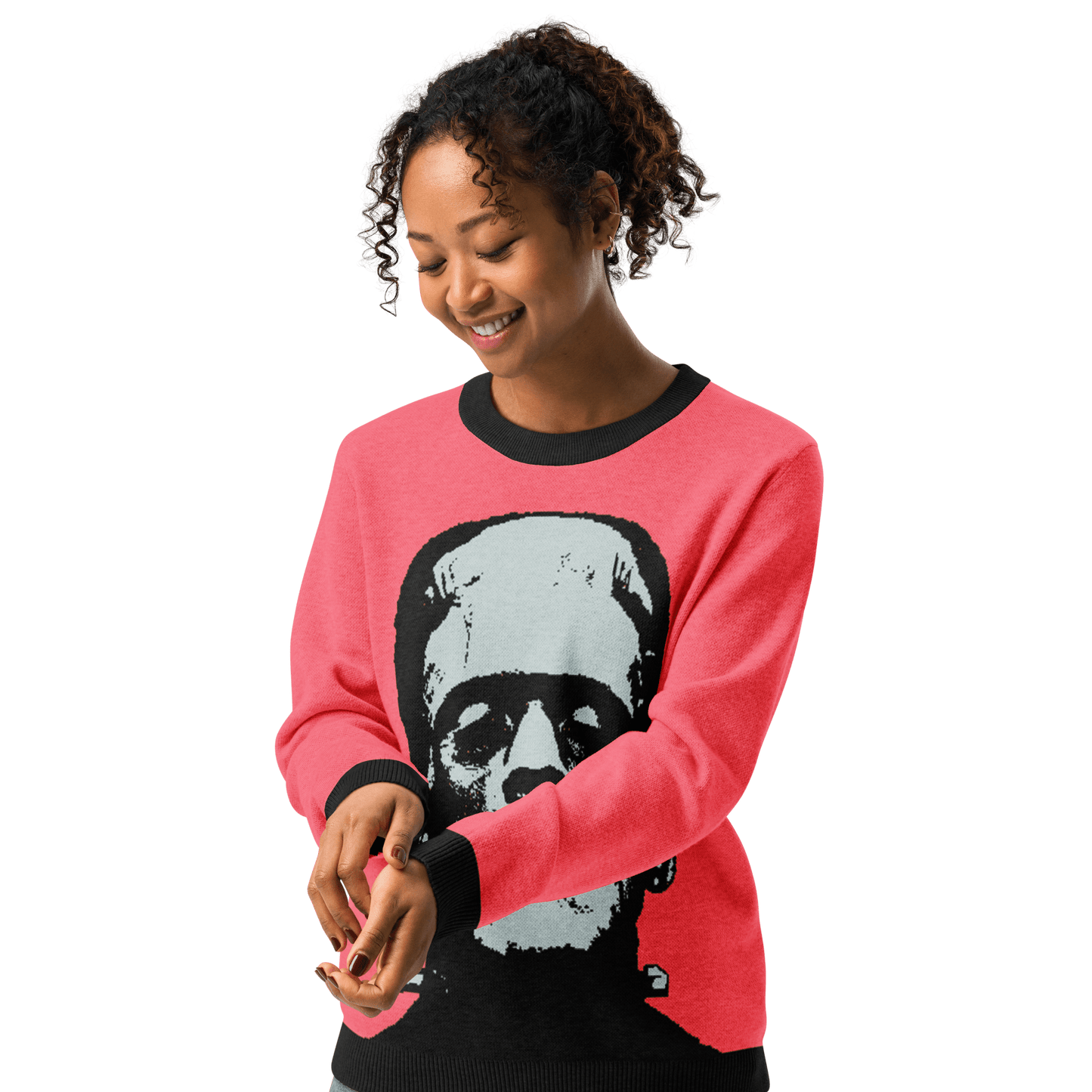 Frankenstein Knit Crewneck Sweater