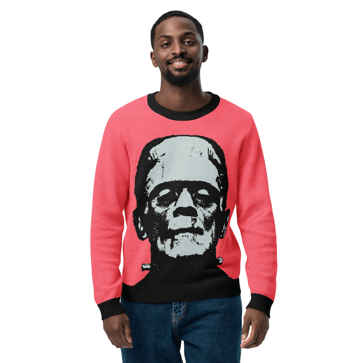 Frankenstein Knit Crewneck Sweater