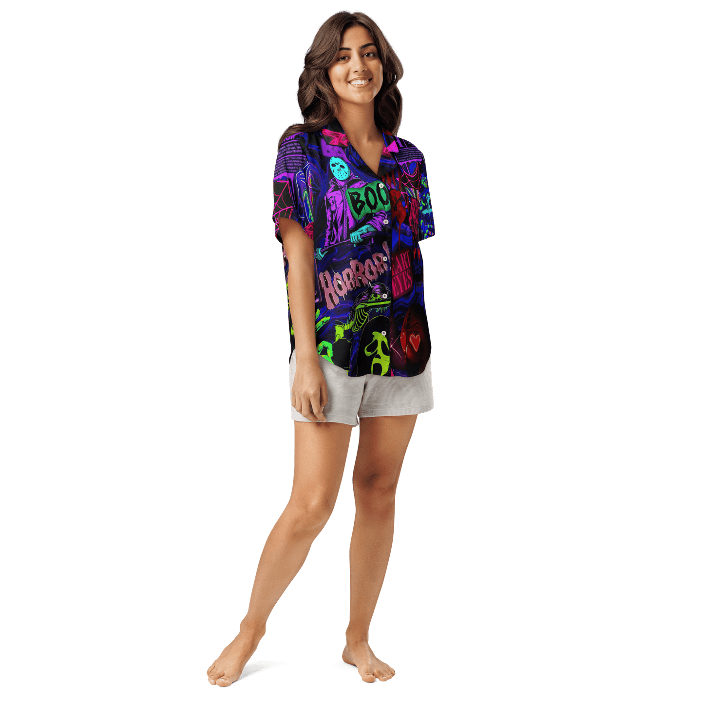 Freaky Frights Silky Pajama Top