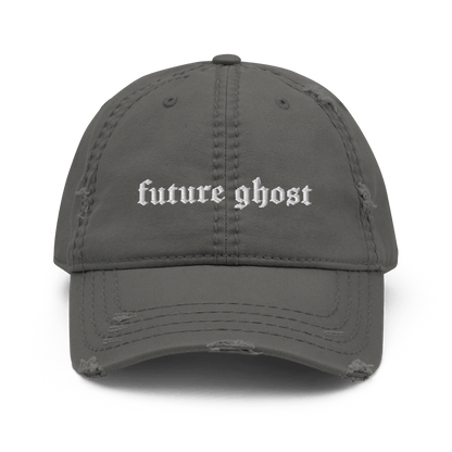 Future Ghost Gothic Distressed Dad Cap