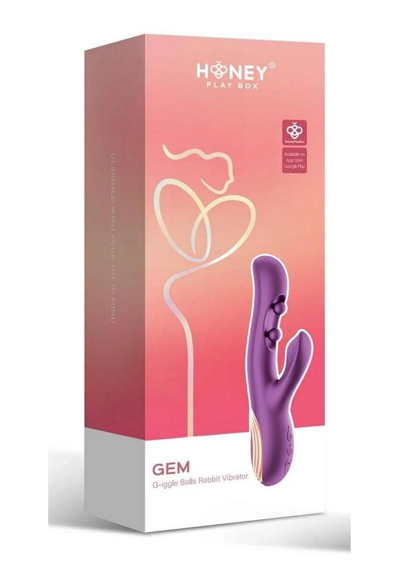 Honey Play Box GEM Rabbit Vibrator - Shadow Threadz Crypt
