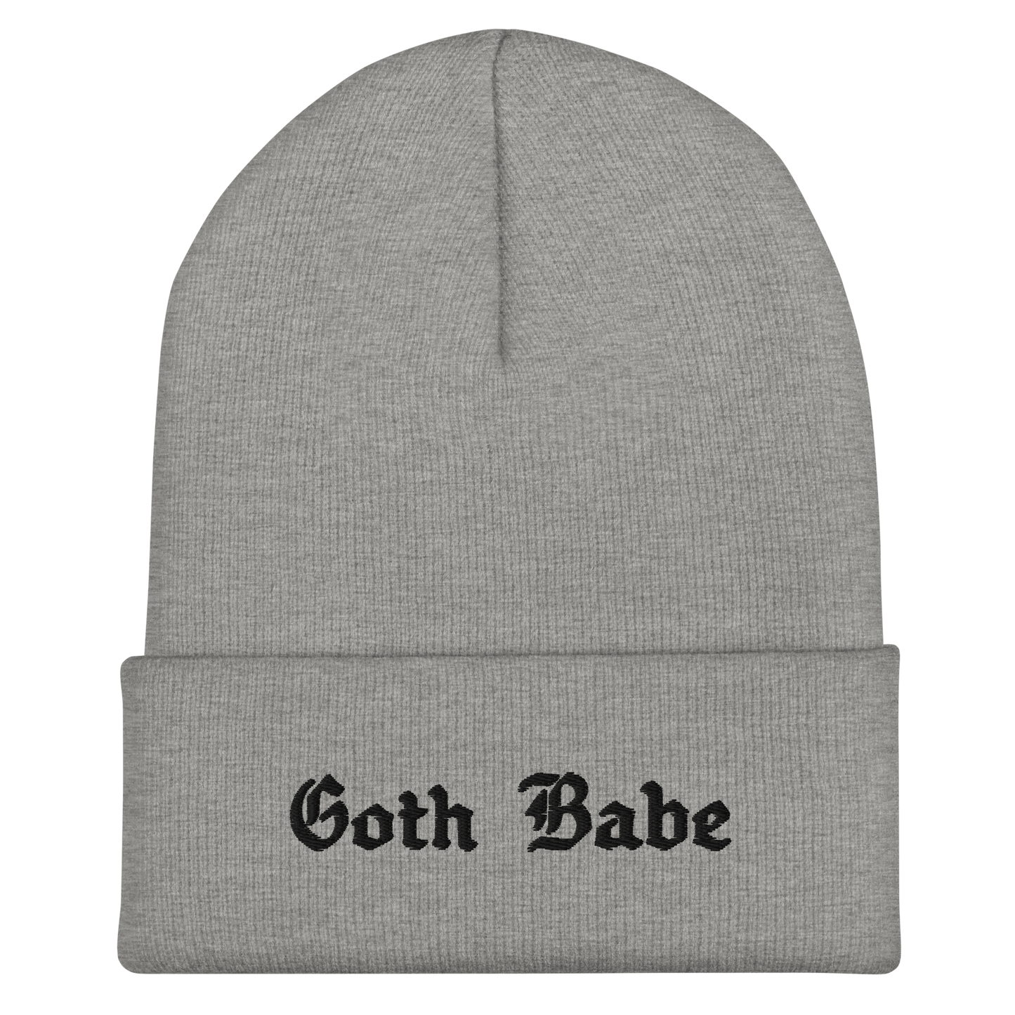 Goth Babe Cuffed Beanie