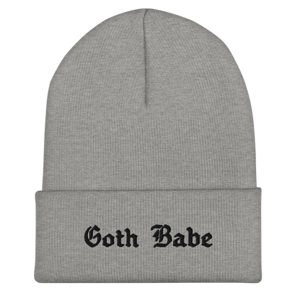 Goth Babe Cuffed Beanie
