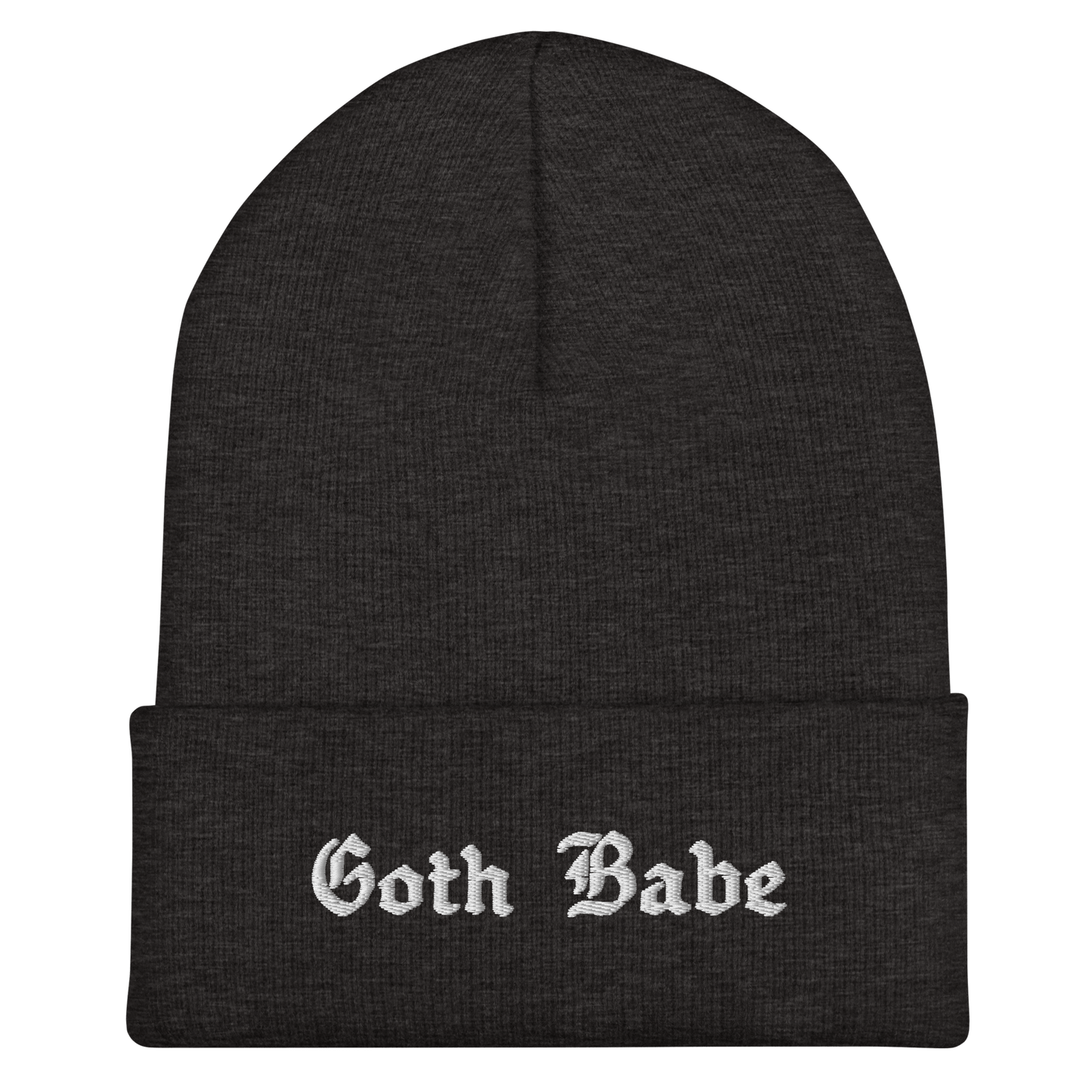 Goth Babe Cuffed Beanie