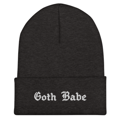 Goth Babe Cuffed Beanie