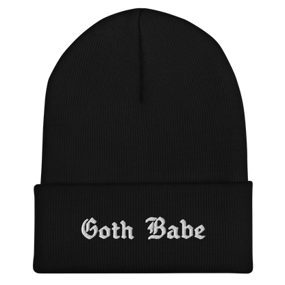 Goth Babe Cuffed Beanie