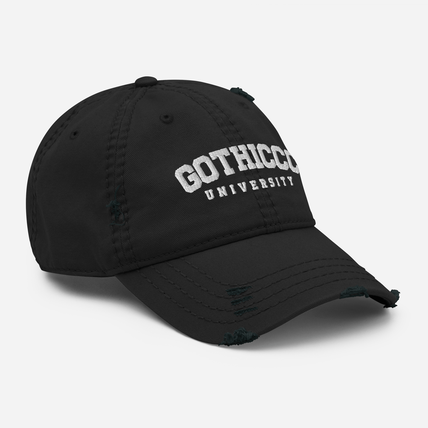 Gothiccc University Distressed Dad Hat