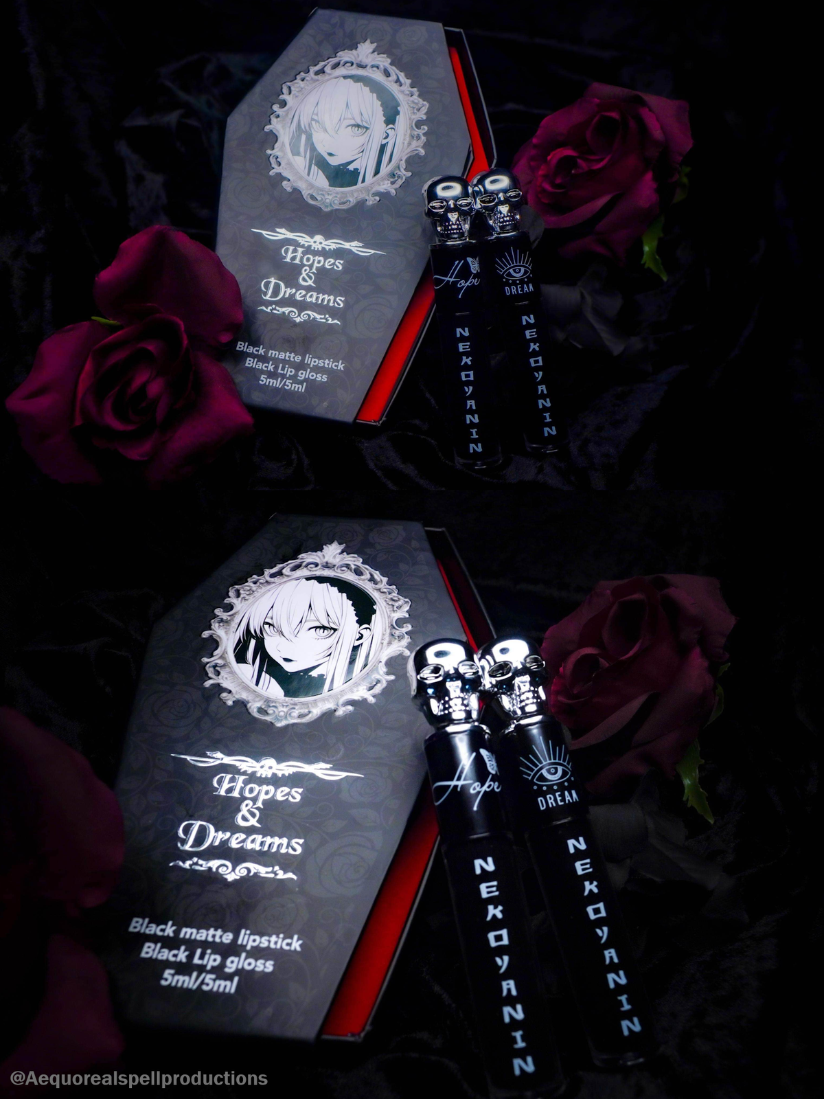 Hopes & Dreams Black Liquid Lipstick & Lipgloss Duo