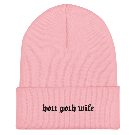 Hot Goth Wife Knit Beanie