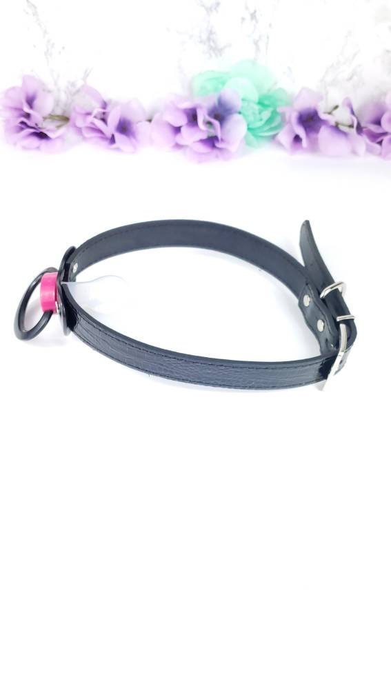 Pink Baby Girl Black Pacifier Gag