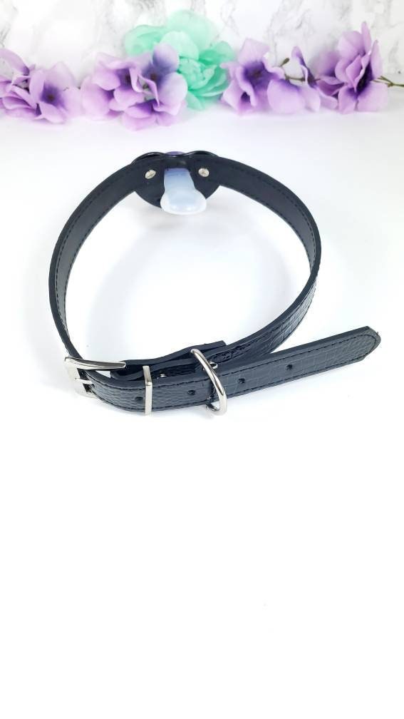 Daddy's BabyGirl Black Pacifier Gag