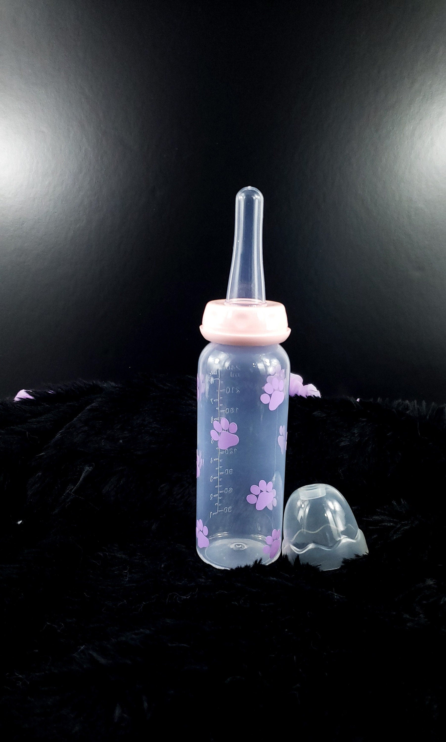 Adorable Paw Print Adult Bottle - 8 oz - Shadow Threadz Crypt