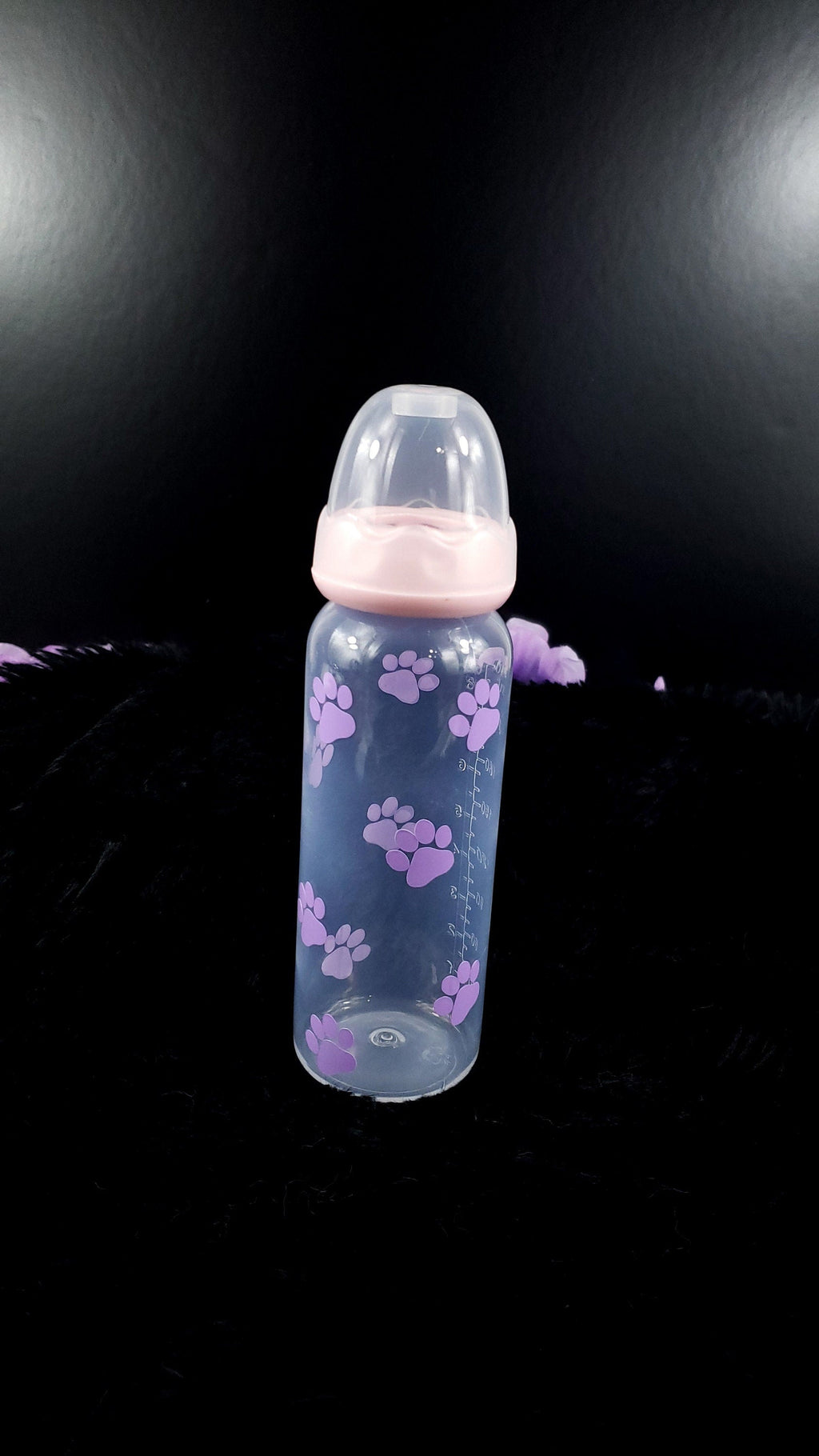 Adorable Paw Print Adult Bottle - 8 oz - Shadow Threadz Crypt