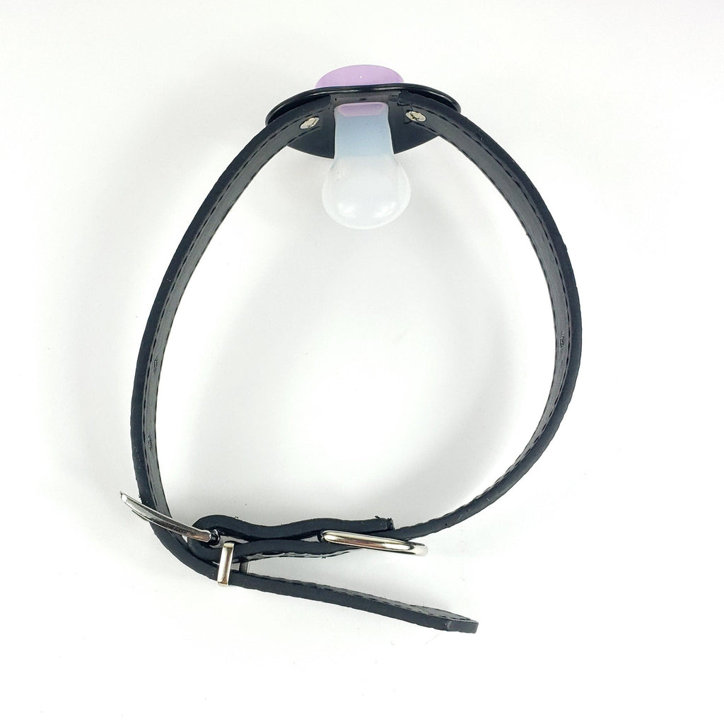 Devil Emoji Adult Black Pacifier Gag