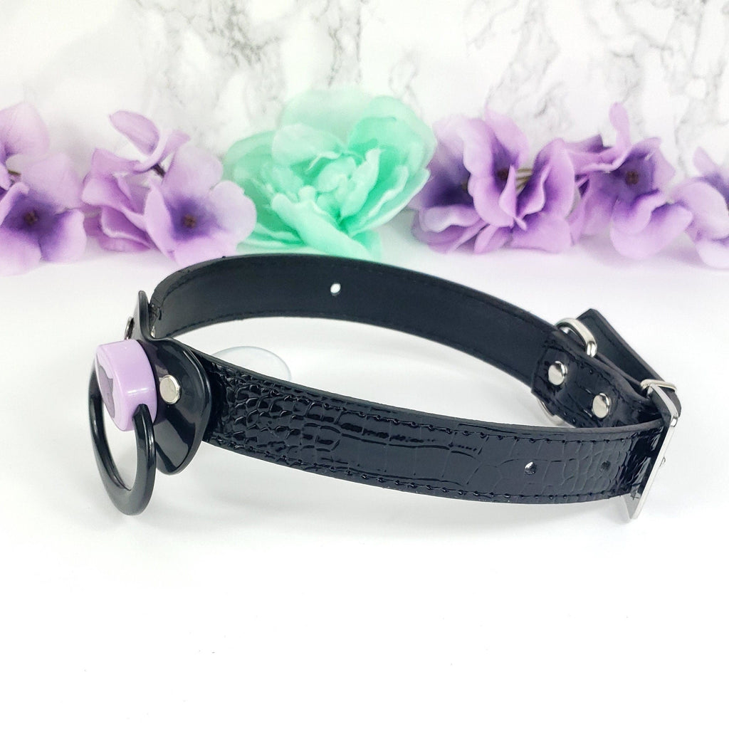 Devil Emoji Adult Black Pacifier Gag