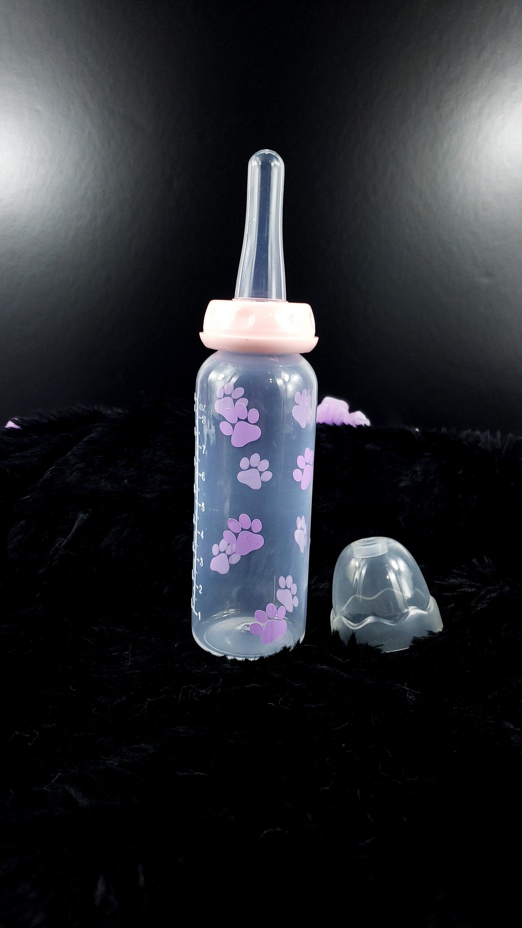 Adorable Paw Print Adult Bottle - 8 oz - Shadow Threadz Crypt