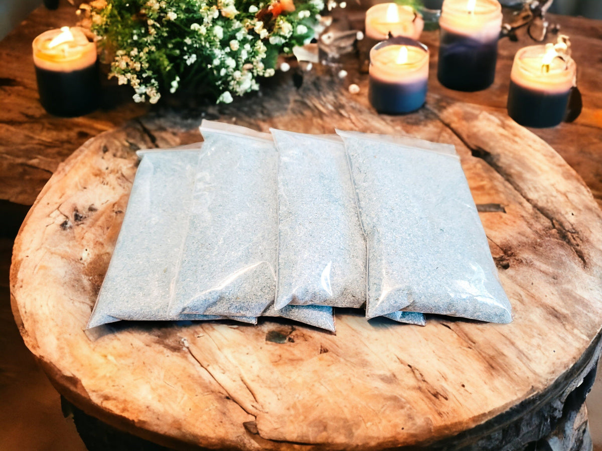 Blue Witches Salt: Calming Ritual Tool with Lavender & Sage