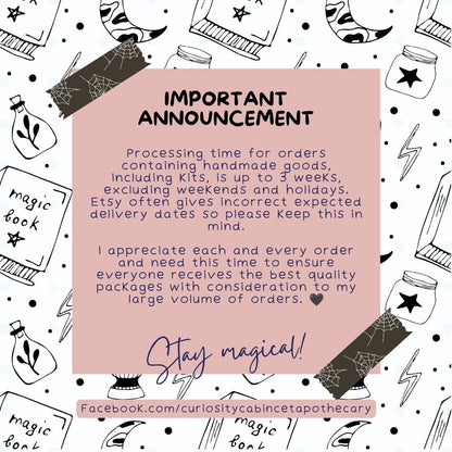 Blue Witches Salt: Calming Ritual Tool with Lavender & Sage
