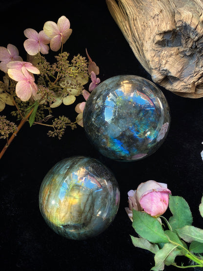 Labradorite Crystal Sphere - Med - XL Scrying Balls