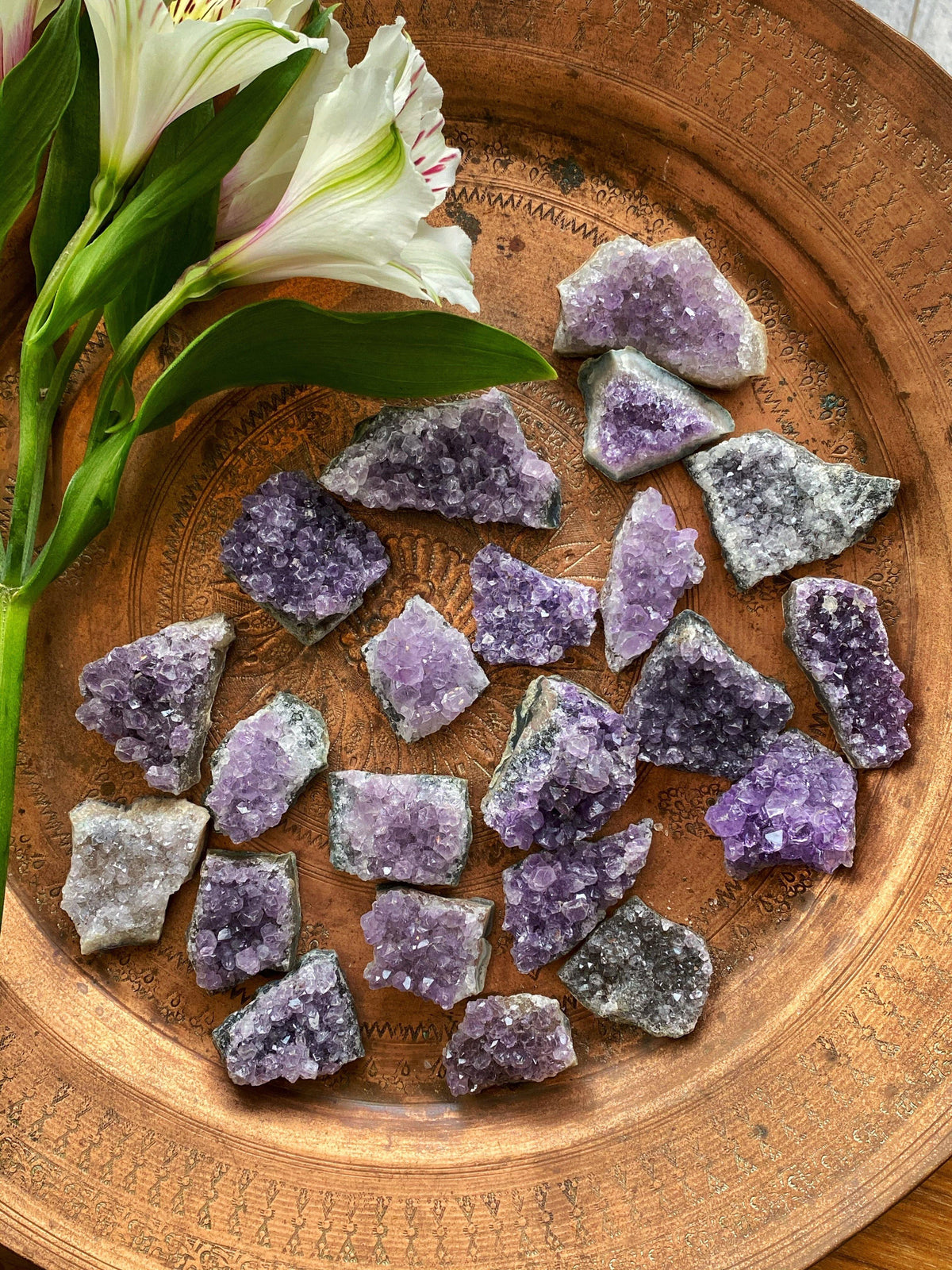 Amethyst Quartz Clusters