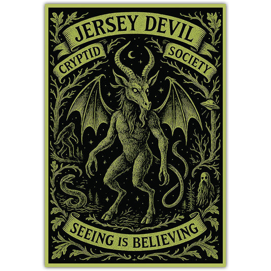 Jersey Devil Cryptid Society Flexible Magnet
