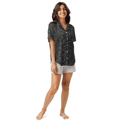 Killer's Code Zodiac Silky Pajama Top