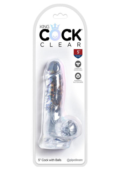 King Cock Realistic Dildo With Balls