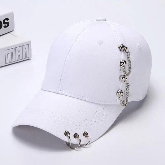 Pierced & Chained Punk Cap