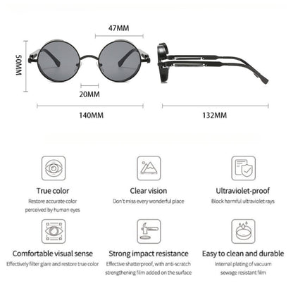 Time Traveler Round Sunglasses