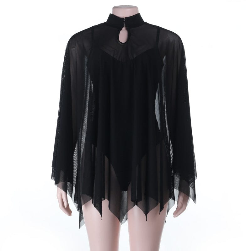 Nocturne Batwing Cloak Bodysuit detail view 4
