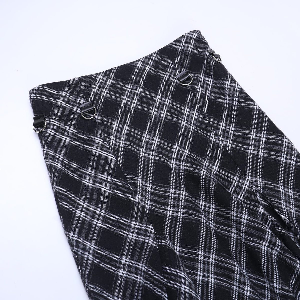 Riot Drape Plaid Skirt