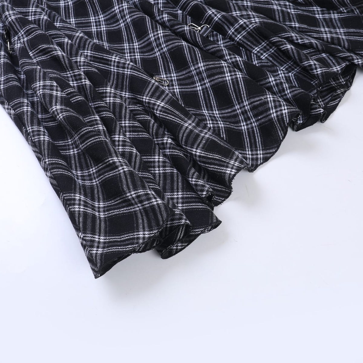 Riot Drape Plaid Skirt