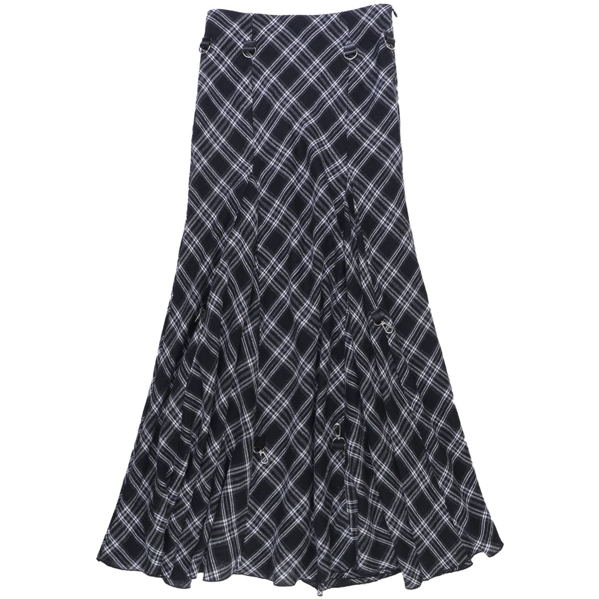 Riot Drape Plaid Skirt