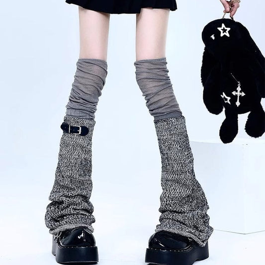 Riot Chain Buckle Leg Warmers