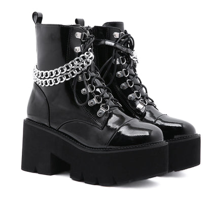 Road to Ruin Chained Motorcycle Boots