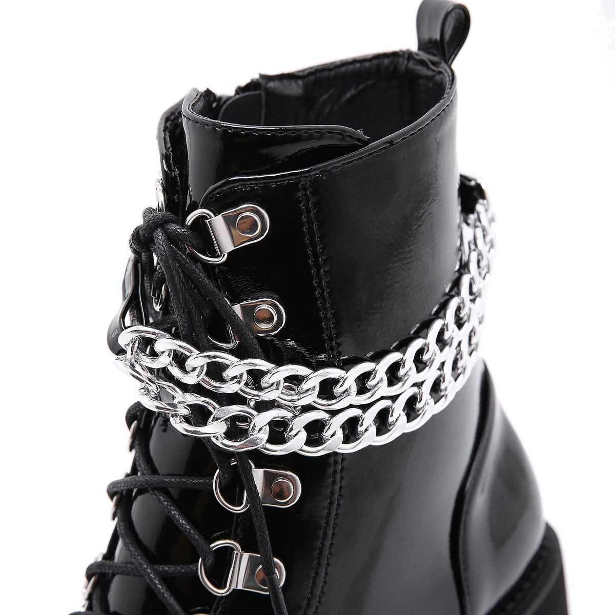 Road to Ruin Chained Motorcycle Boots