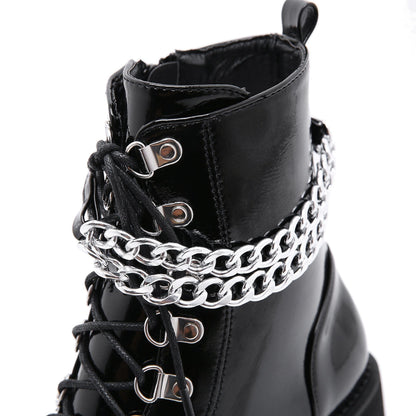 Road to Ruin Chained Motorcycle Boots