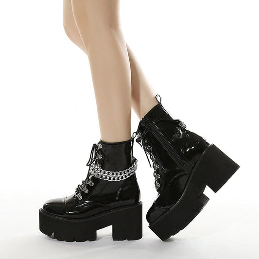 Road to Ruin Chained Motorcycle Boots