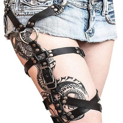 Black Ritual Leg Harness