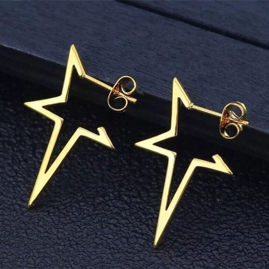 Falling Star Spike Earrings