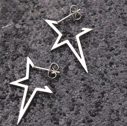 Falling Star Spike Earrings
