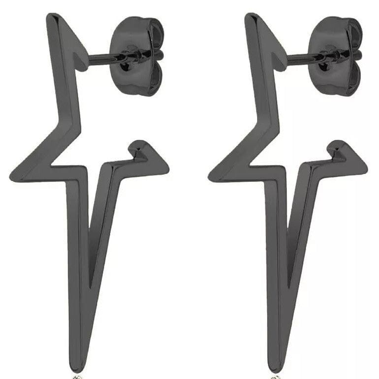 Falling Star Spike Earrings