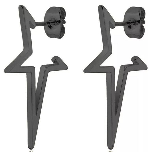 Falling Star Spike Earrings
