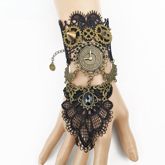 Timekeeper Clockwork Wrist Gloves