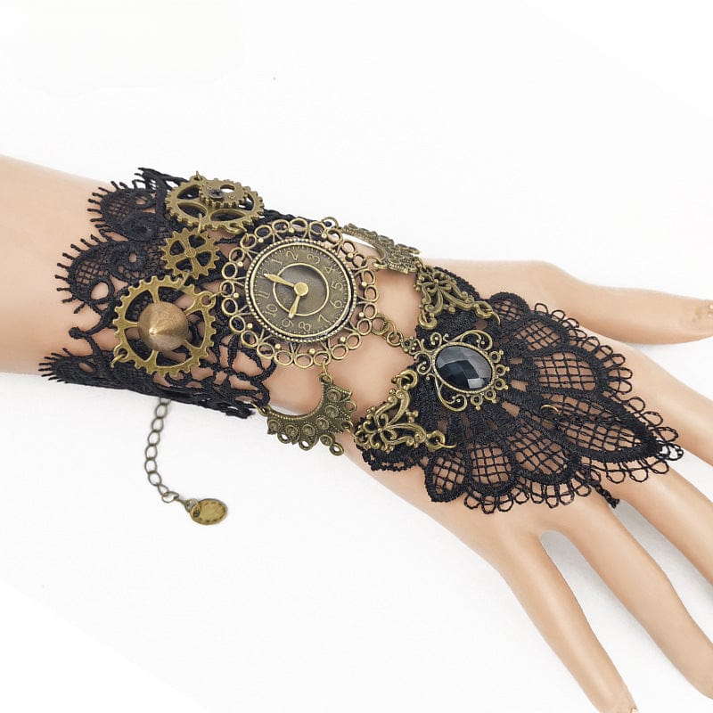 Timekeeper Clockwork Wrist Gloves
