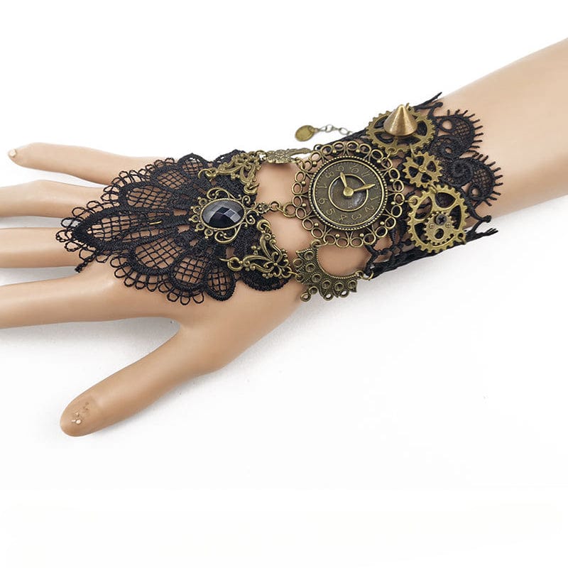 Timekeeper Clockwork Wrist Gloves