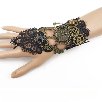Timekeeper Clockwork Wrist Gloves