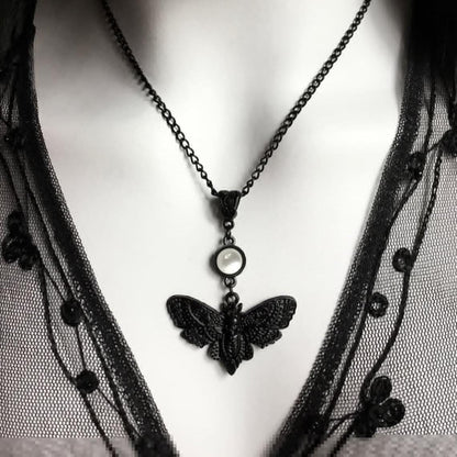 Night Garden Hawkmoth Necklace