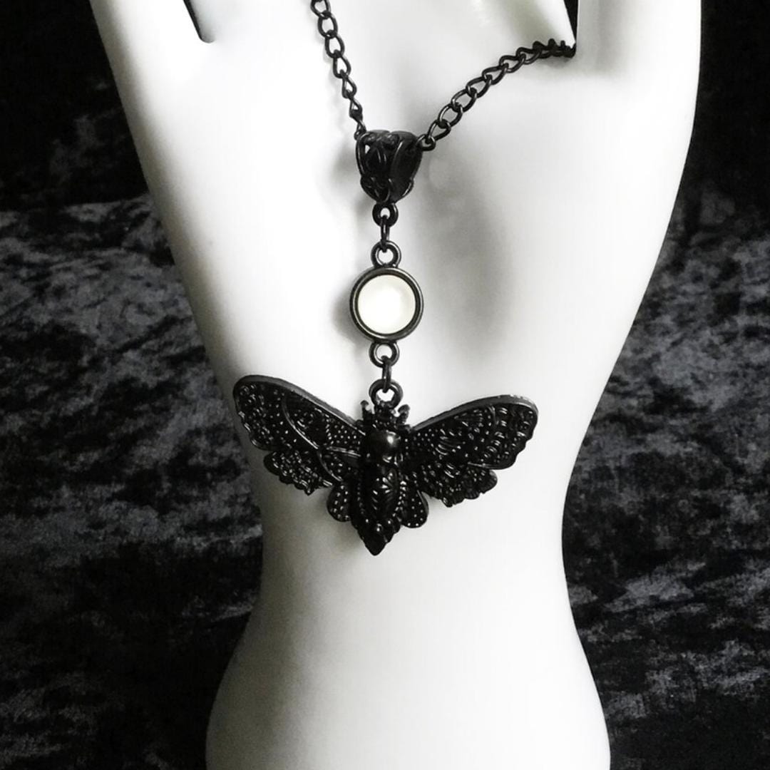 Night Garden Hawkmoth Necklace