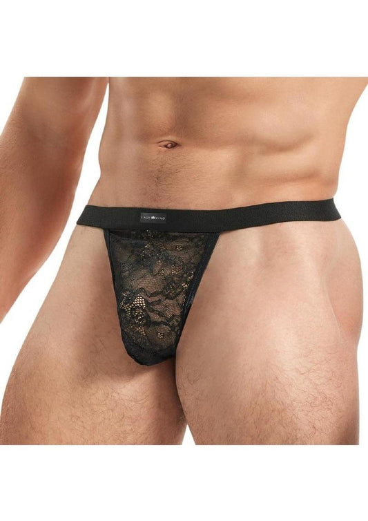 Lace King Lace G-String - Shadow Threadz Crypt